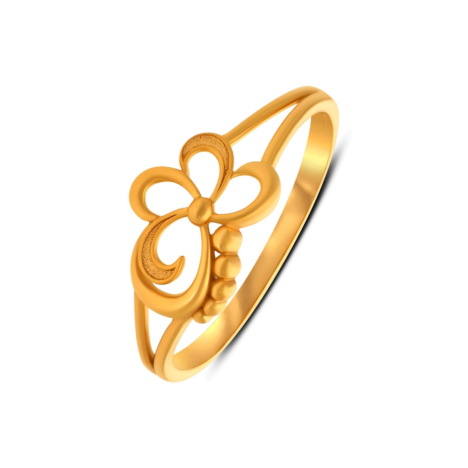Botanical Orbit Gold Ring