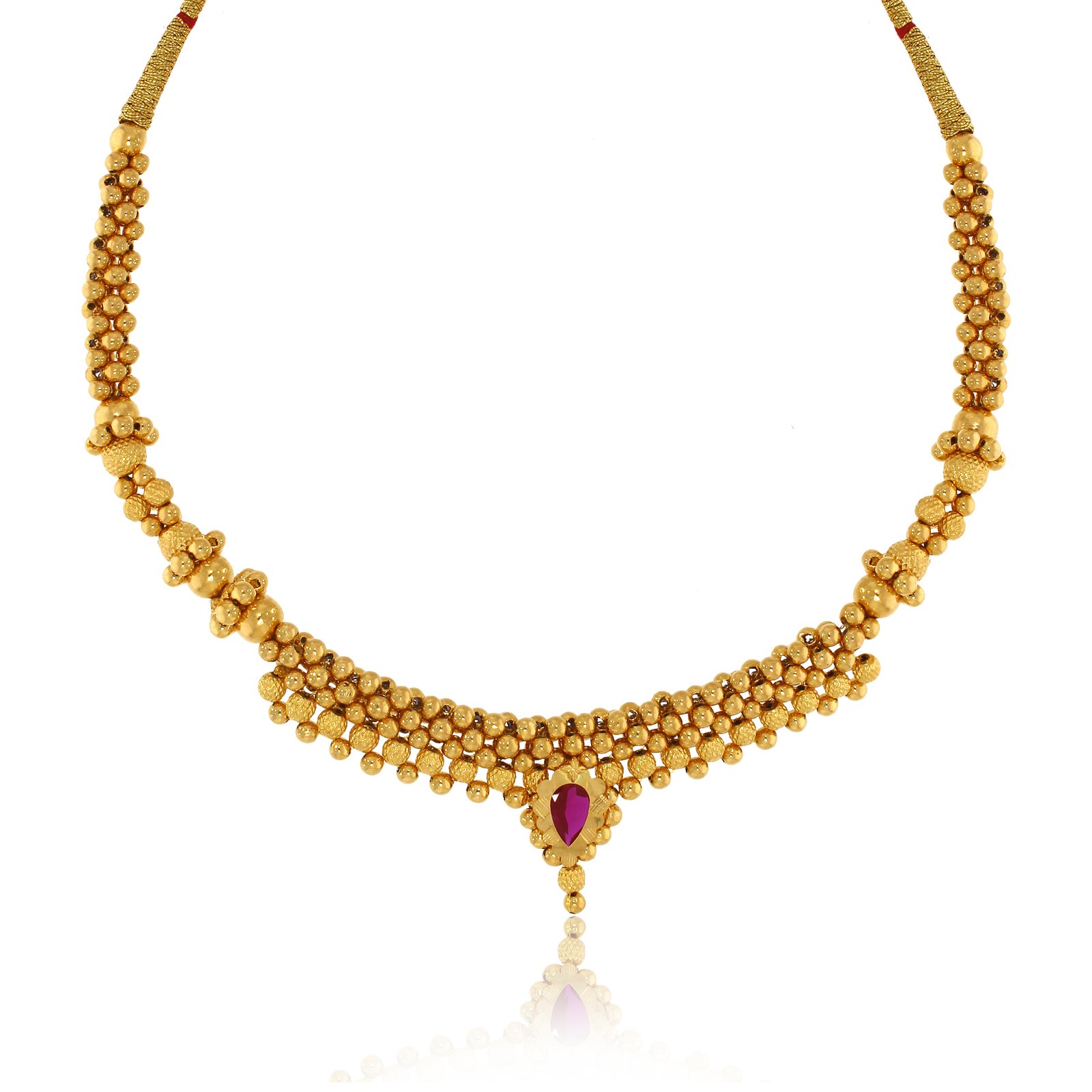 Distinct Aura Gold Tushi Necklace