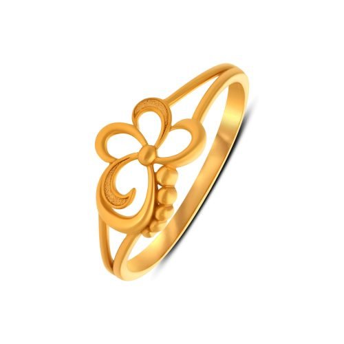 Botanical Orbit Gold Ring