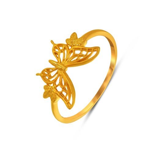 Fluttervine Gold Ring